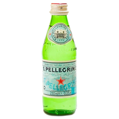 Минеральная вода "San Pellegrino/Сан Пеллегрино" 0,25 л. ст. Упаковка 24шт.