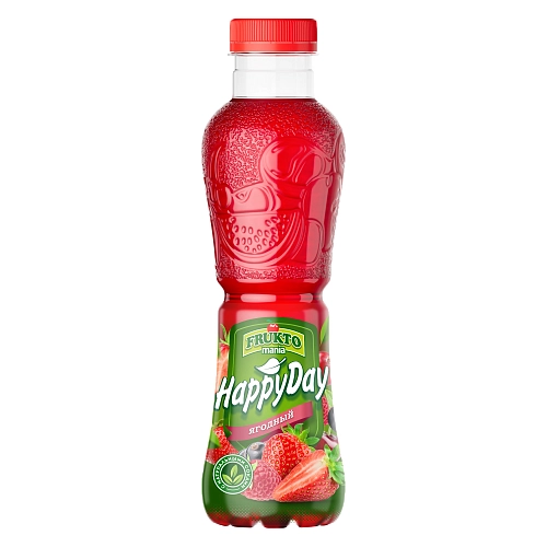 Сокосодержащий напиток Fruktomania Happy day Ягодный 0,5 литра, 12 шт от магазина Одежда+