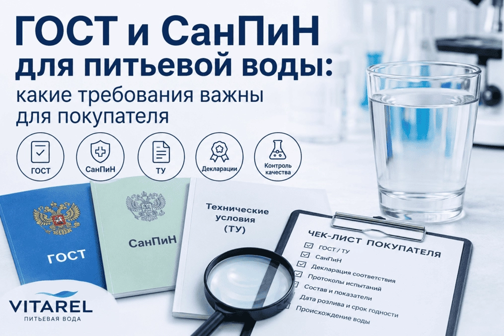 ГОСТ и СанПиН для питьевой воды