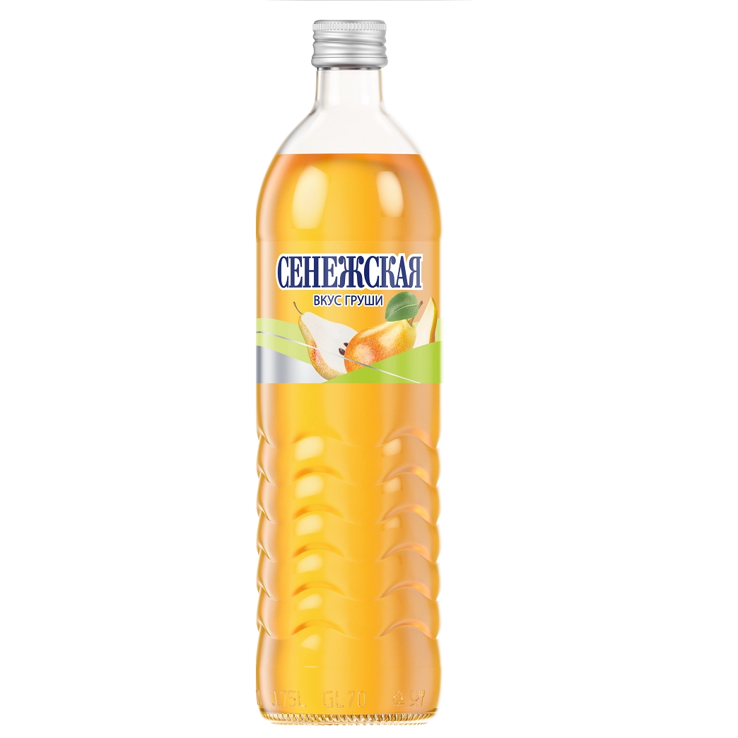 Вода Сенежская фруктовая со вкусом Груши 0,75 л, стекло, 12 шт. в уп от магазина Одежда+